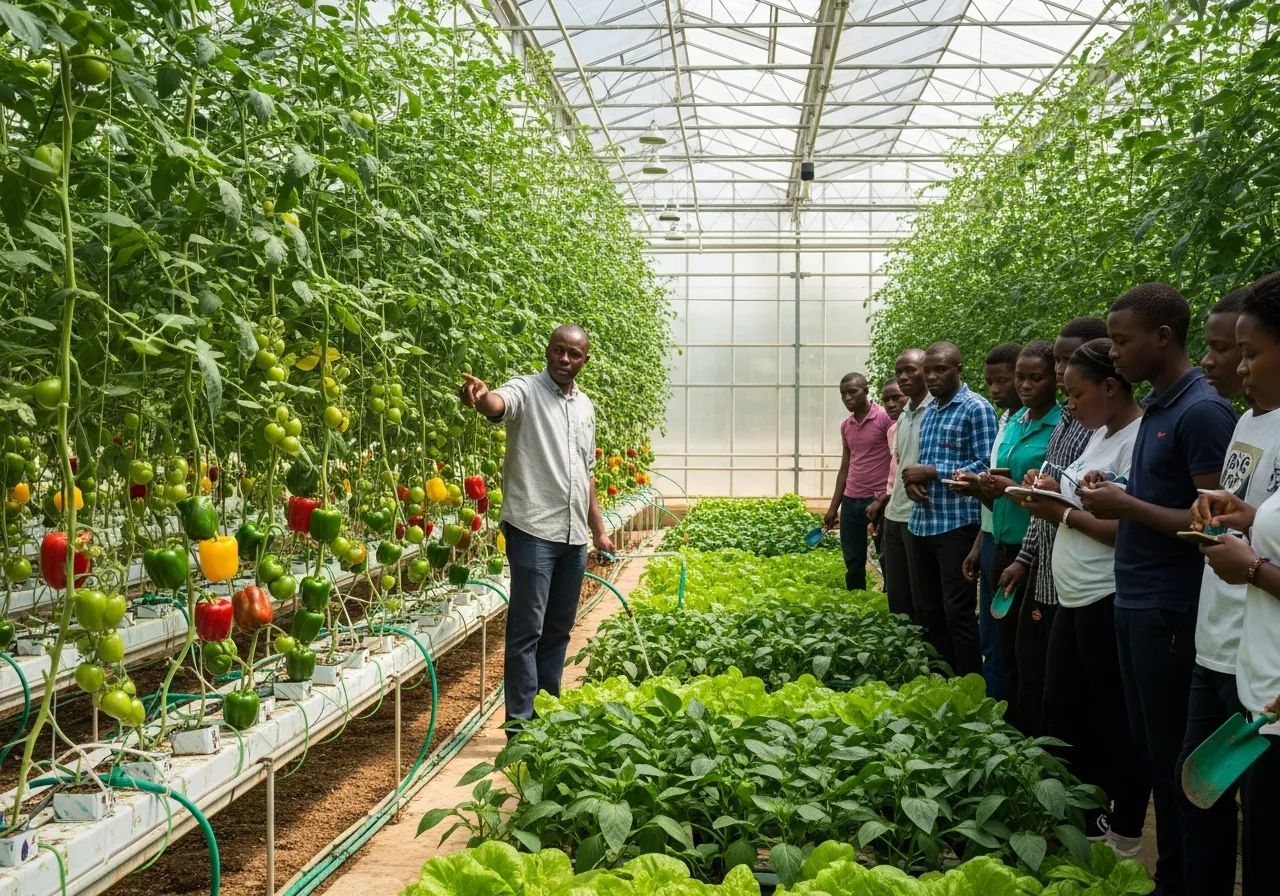 Greenhouse Vegetable Farming Training